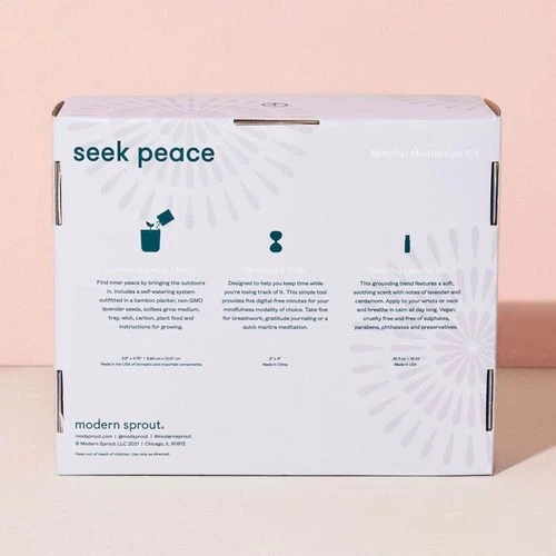 Modern Sprout Seek Peace Lavender Gift Set 5 Modern Sprout Seek Peace Lavender Gift Set - Image 3