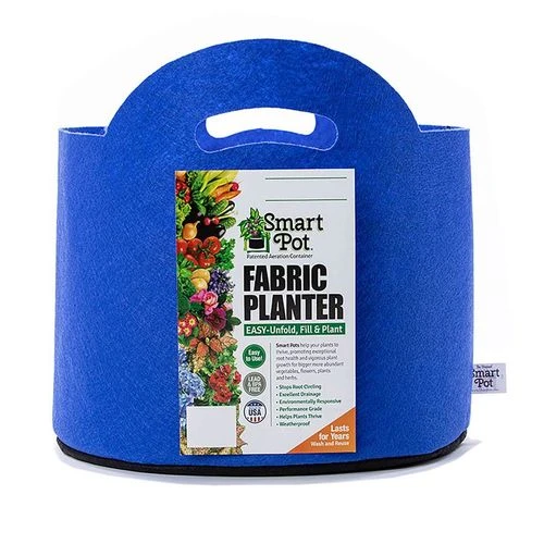 Smart Pot® W/Handles (Blue) 10-Gallon Fabric Planter 4 Smart Pot® W/Handles (Blue) 10-Gallon Fabric Planter - Image 2