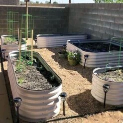 Vego Garden® 17-Inch 9 In 1 Modular Metal Raised Bed (White) 12 Vego Garden® 17-Inch 9 In 1 Modular Metal Raised Bed (White) -Park Seed® Shop 29480 2