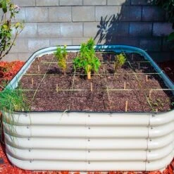 Vego Garden® 17-Inch 9 In 1 Modular Metal Raised Bed (White) 17 Vego Garden® 17-Inch 9 In 1 Modular Metal Raised Bed (White) -Park Seed® Shop 29480 7