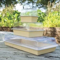 Perma-Nest Plant Trays And Humidity Domes